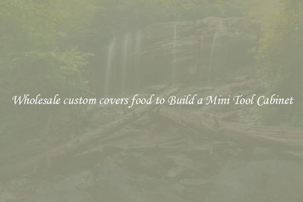 Wholesale custom covers food to Build a Mini Tool Cabinet