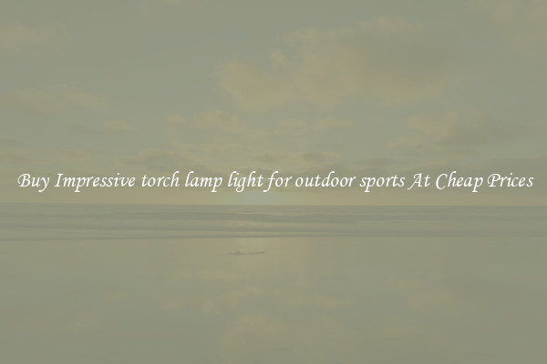 Buy Impressive torch lamp light for outdoor sports At Cheap Prices