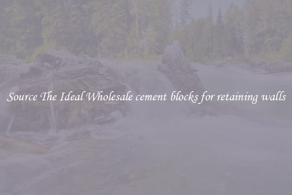 Source The Ideal Wholesale cement blocks for retaining walls