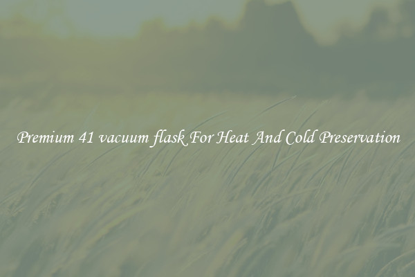 Premium 41 vacuum flask For Heat And Cold Preservation