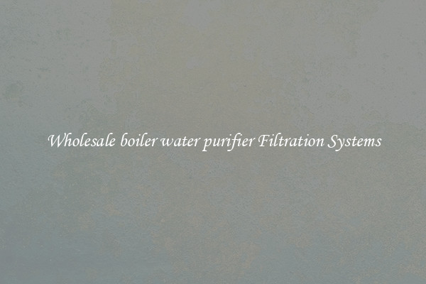 Wholesale boiler water purifier Filtration Systems