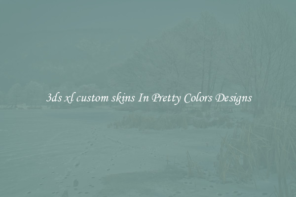 3ds xl custom skins In Pretty Colors Designs