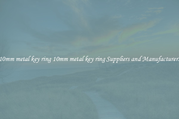 10mm metal key ring 10mm metal key ring Suppliers and Manufacturers